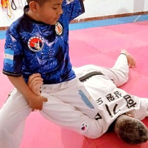 Practicantes durante la mesa de examen de Hapkido en Humahuaca, Jujuy
